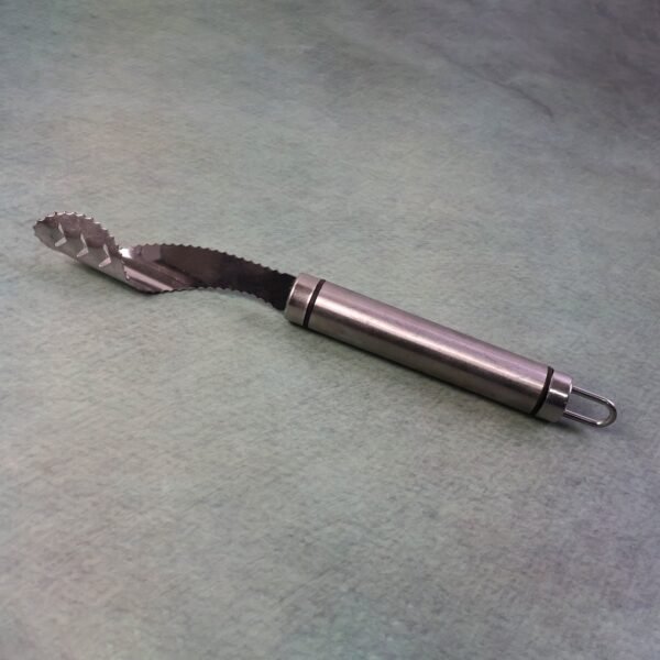 stainless steel fruit & vegetable corer and slicer tool (1 pc) stainless steel fruit & vegetable corer and slicer tool (1 pc)