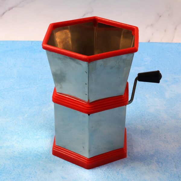 manual hexa style hand operated chilli cutter (1 pc) manual hexa style hand operated chilli cutter (1 pc)