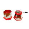 manual hexa style hand operated chilli cutter (1 pc) manual hexa style hand operated chilli cutter (1 pc)