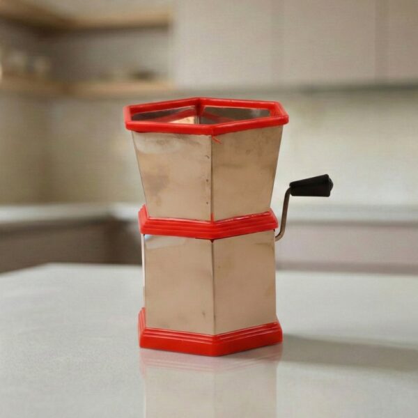 manual hexa style hand operated chilli cutter (1 pc) manual hexa style hand operated chilli cutter (1 pc)