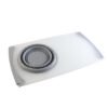 2 in 1 over sink cutting board with built in collapsible strainer (50 x 28 cm)