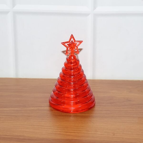 premium led glowing spiral christmas tree night lamp (1 pc)