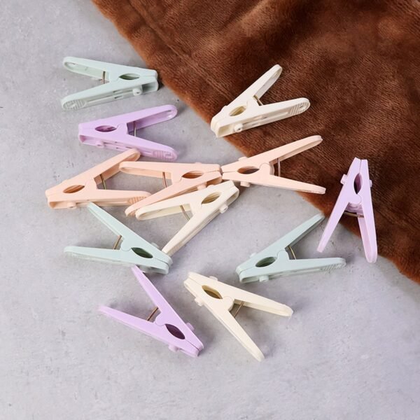 clothesline rope 12 clips â€“ 5 meter approx heavy duty laundry drying rope with clip