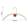 multipurpose anti slip plastic clothes hanger with fragrance holder (1 pc)