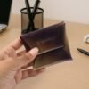 premium foldable pu leather coin pouch (1 pc)
