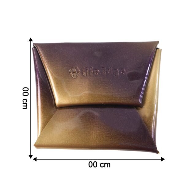 premium foldable pu leather coin pouch (1 pc)