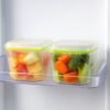 food storage container set with leak proof lid (500 ml / 2 pc)