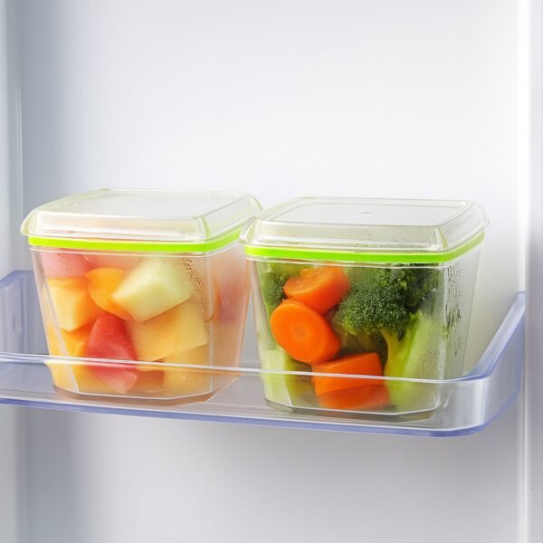 food storage container set with leak proof lid (500 ml / 2 pc)