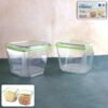 food storage container set with leak proof lid (500 ml / 2 pc)