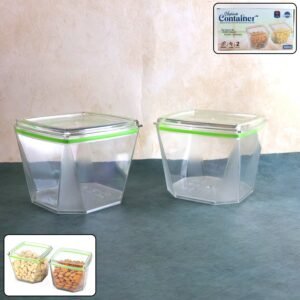 food storage container set with leak proof lid (500 ml / 2 pc)