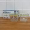 food storage container set with leak proof lid (500 ml / 2 pc)