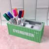 container style multi compartment desk organizer (1 pc)