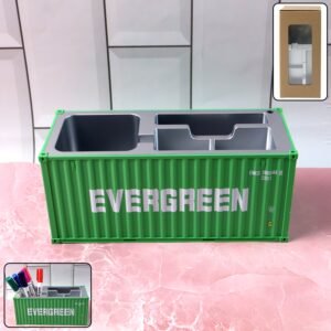 container style multi compartment desk organizer (1 pc)