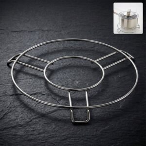 stainless steel round table ring hot pot stand (1 pc)