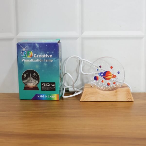 3d creative visualization lamp â€“ led night ligh (1 pc)