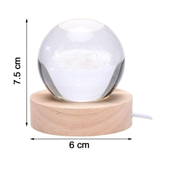 3d crystal ball night lamp (1 pc) 3d crystal ball night lamp (1 pc)