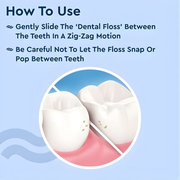 mint waxed dental floss â€“ (50 meter )