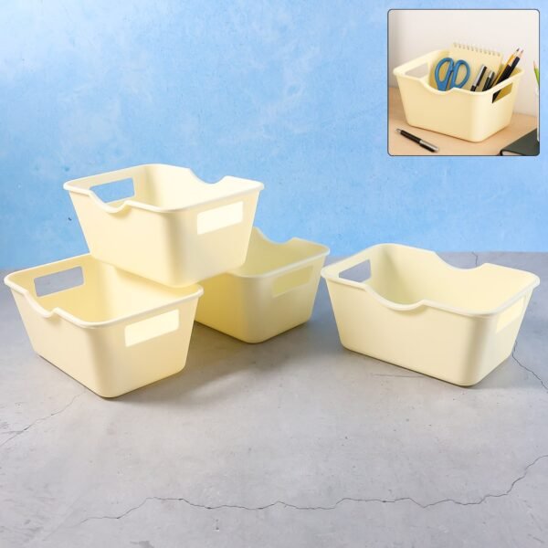multi purpose storage basket organizer (15 x 10.5 cm, 4 pc)