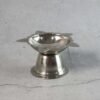 stainless steel sunflower design diya stand (big size) (1 pc)