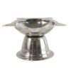 stainless steel sunflower design diya stand (big size) (1 pc)