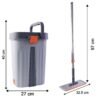 small size multipurpose flat mop cleaning bucket set