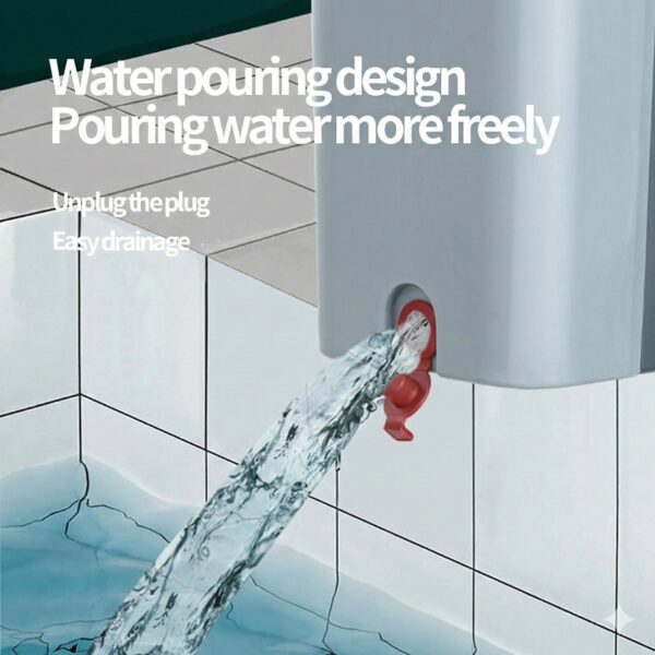 big size flat mop with bucket set (1 set) big size flat mop with bucket set (1 set)