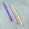 reusable drinking straw for cold (1 pc, mix colour)