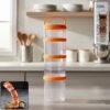 4 in 1 stackable dry fruit storage container (1 set)
