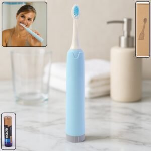portable battery operated electric toothbrush (1 pc)