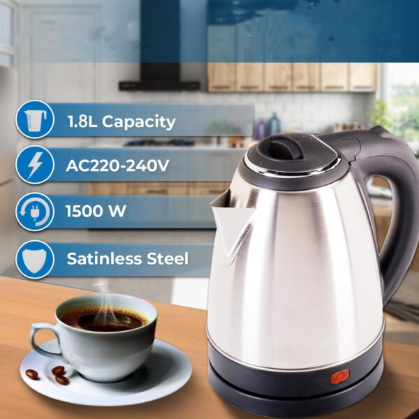 electric stainless steel kettle (1800ml, 1 pc) electric stainless steel kettle (1800ml, 1 pc)