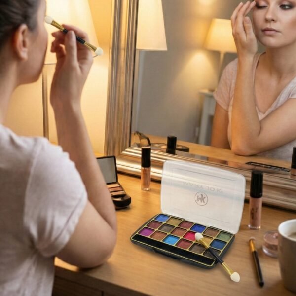 premium 18 color shimmer eyeshadow palette (12 gm / 1 pc)