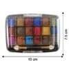 premium 18 color shimmer eyeshadow palette (12 gm / 1 pc)