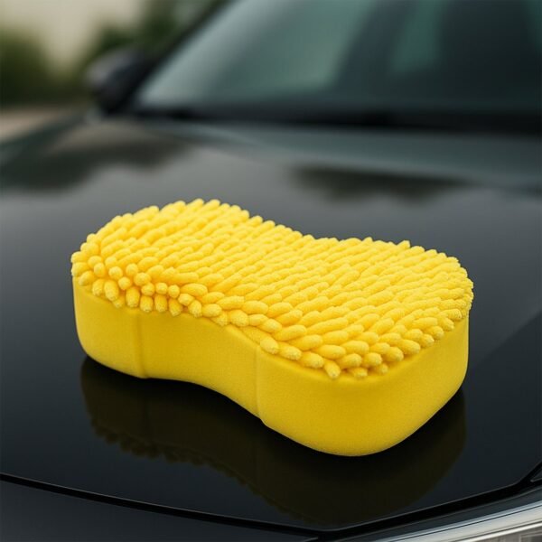 chenille microfiber car washing sponge (1 pc)