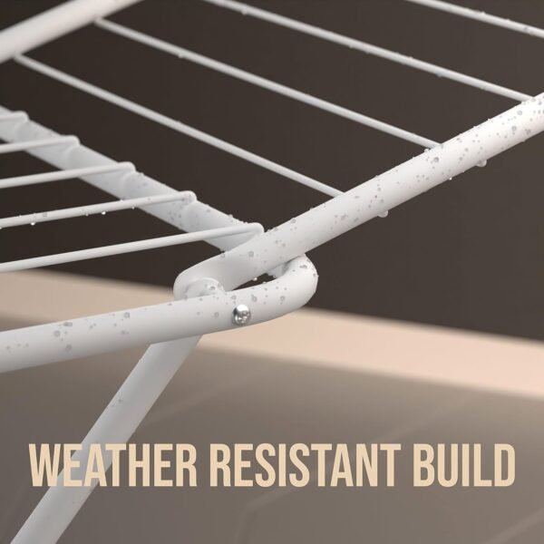 big foldable butterfly clothes drying stand with wide wings