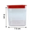 3 piece airtight food storage container set (1 set / 350 ml)