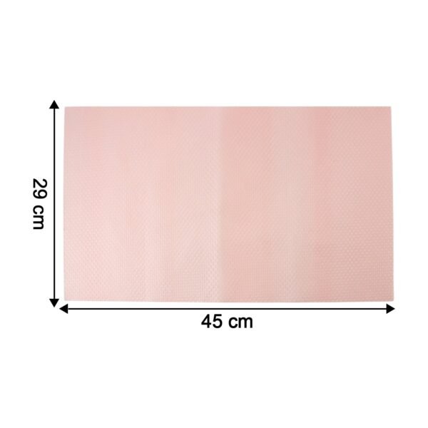 transparent plastic fridge mat 45 x 29 cm (4 pc)