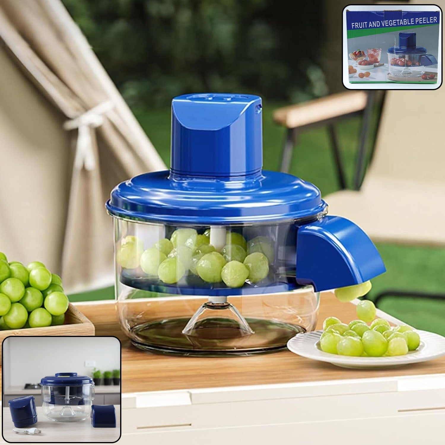 multi purpose fruit and vegetable peeler set (1 set)