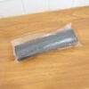 heavy duty black garbage bag roll for home & commercial waste disposal (1 roll)