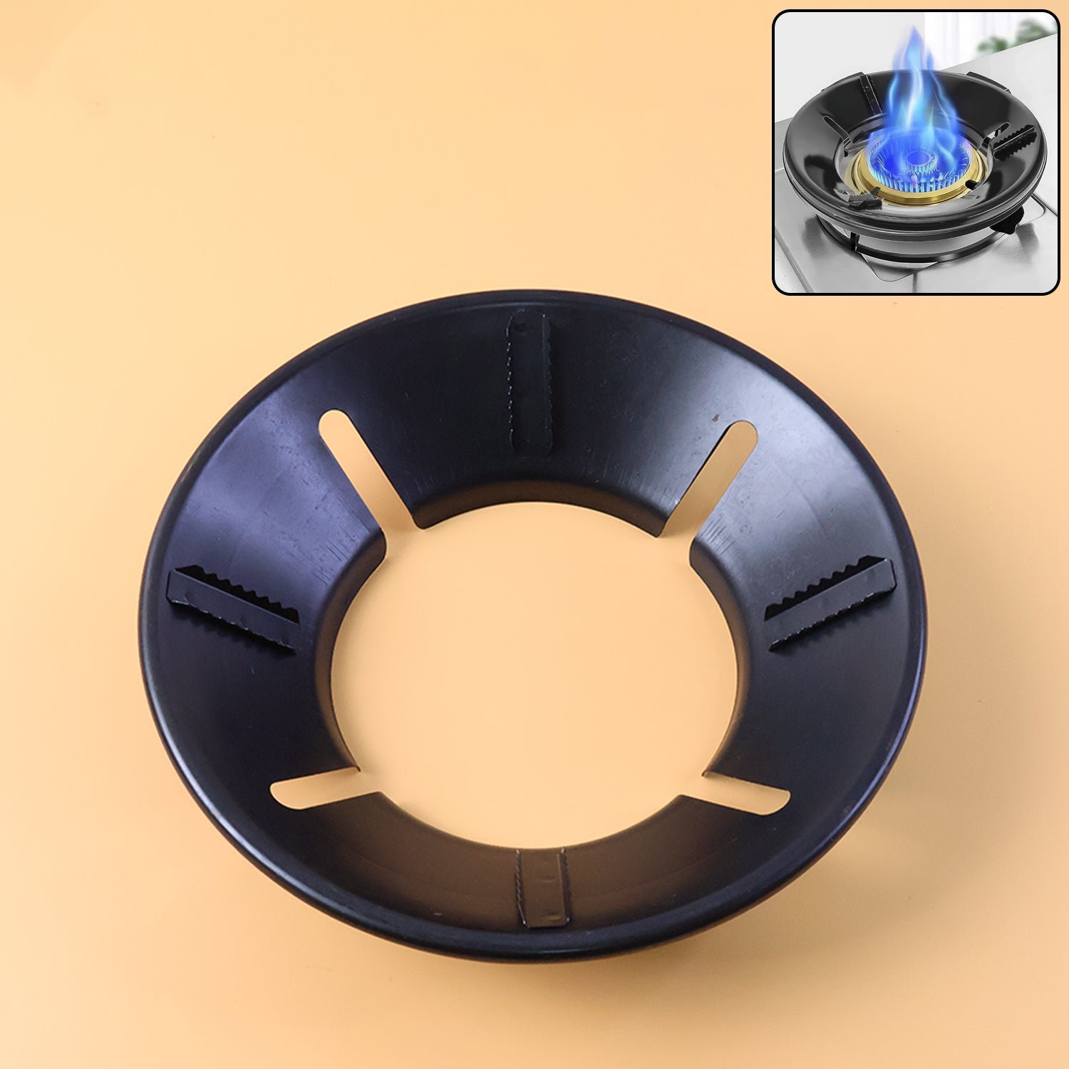 gas stove flame protector ring (25 x 25 cm, 1 pc)