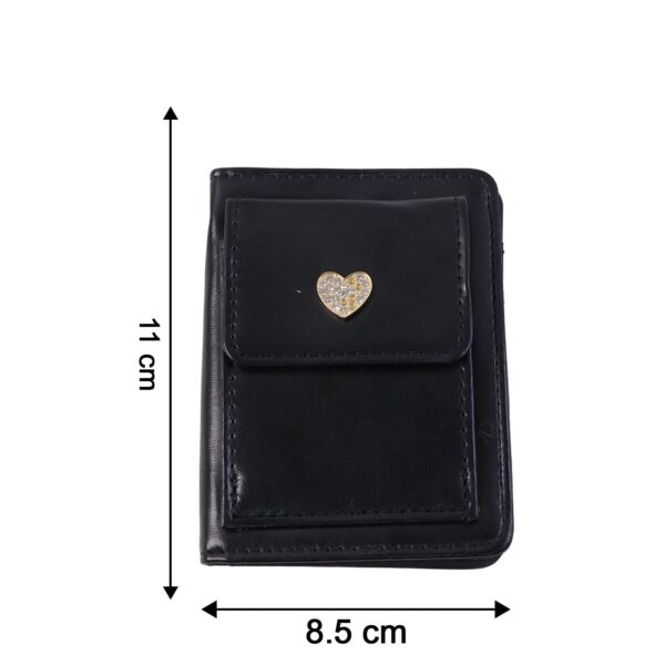 compact snap button card holder wallet (1 pc) compact snap button card holder wallet (1 pc)