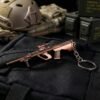 metal gun shape keychain (1 pc)