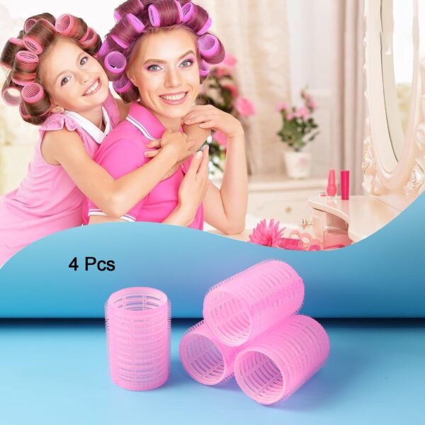self grip hair rollers set (4 pc / big)