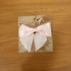elegant satin hair bow clip for girls & women (1 pc)