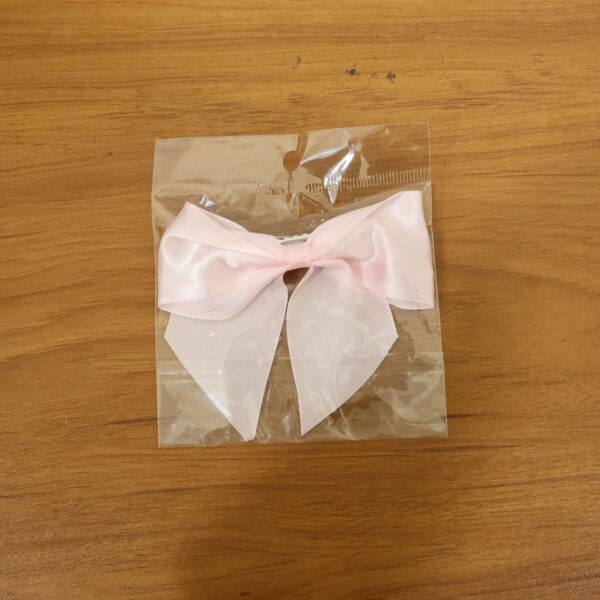 elegant satin hair bow clip for girls & women (1 pc)