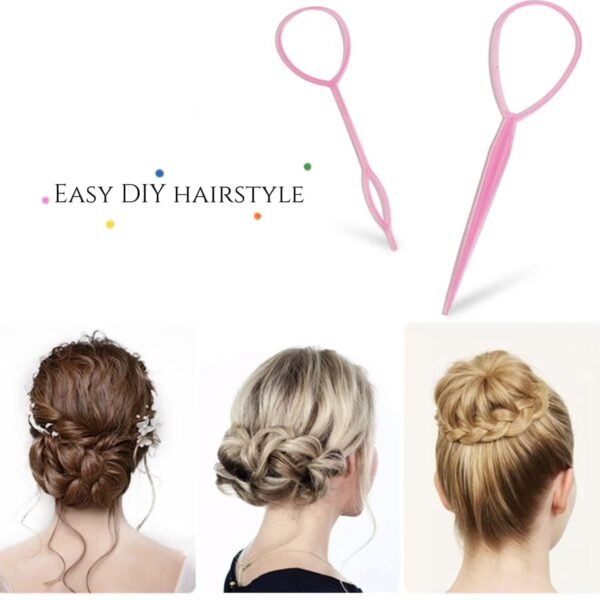 multi purpose hair styling & braiding tool set