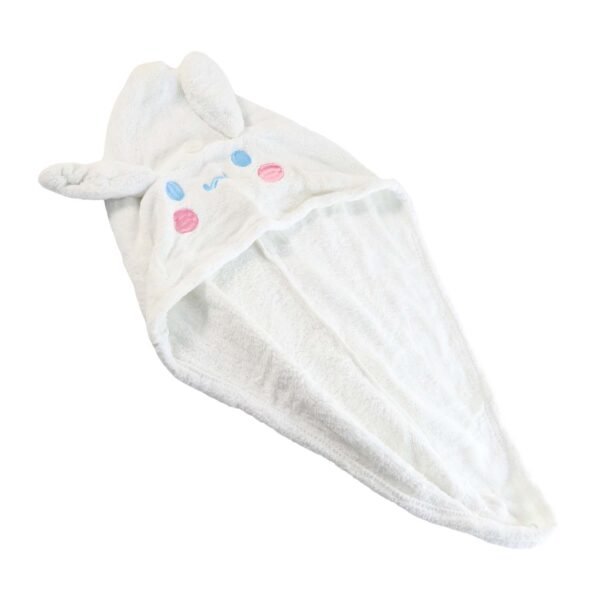 cute cartoon hooded hair drying towel cap (1 pc)