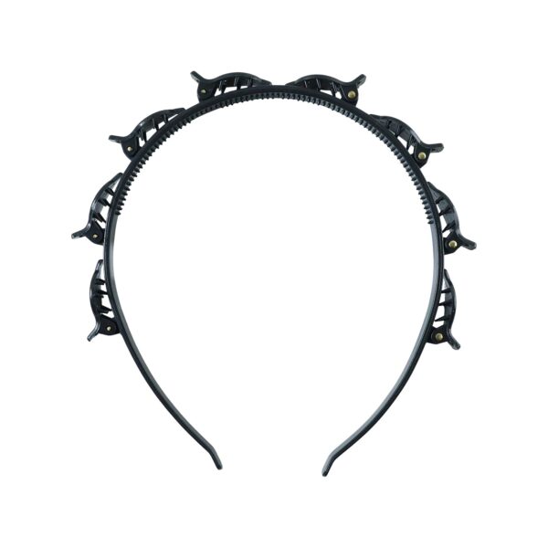 adjustable clip on hair styling headband (1 pc) adjustable clip on hair styling headband (1 pc)