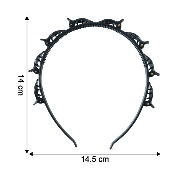 adjustable clip on hair styling headband (1 pc) adjustable clip on hair styling headband (1 pc)