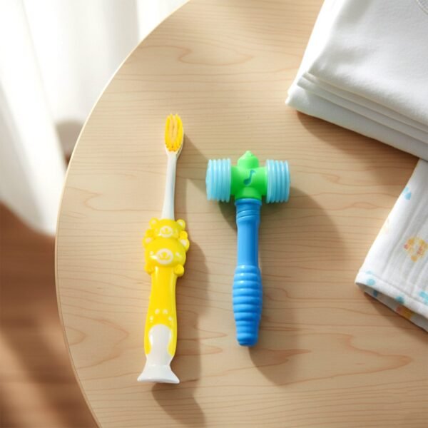 kids toothbrush and hammer toy set