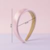 elegant padded satin finish hairband (1 pc)